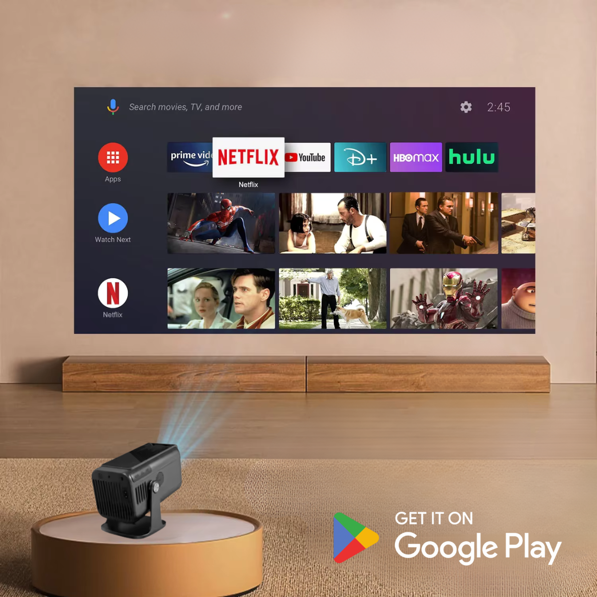 Proflix⢠Spotlight 4K Pro Projector | Ultimate Cinema Bundle