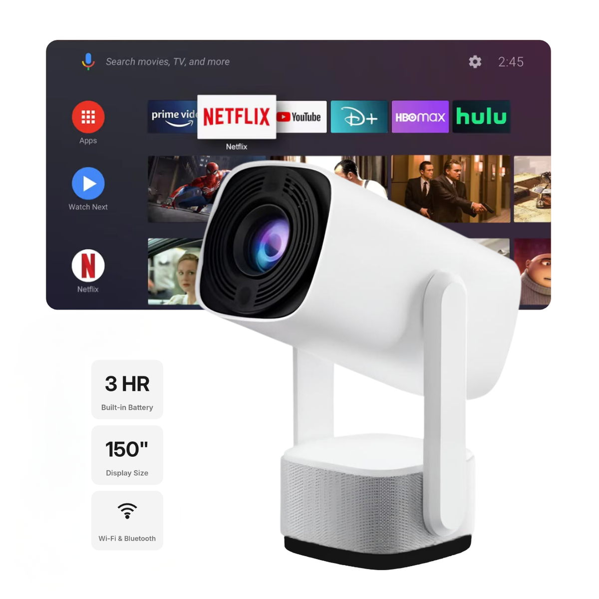 Proflix™ Spotlight HD Wireless Projector