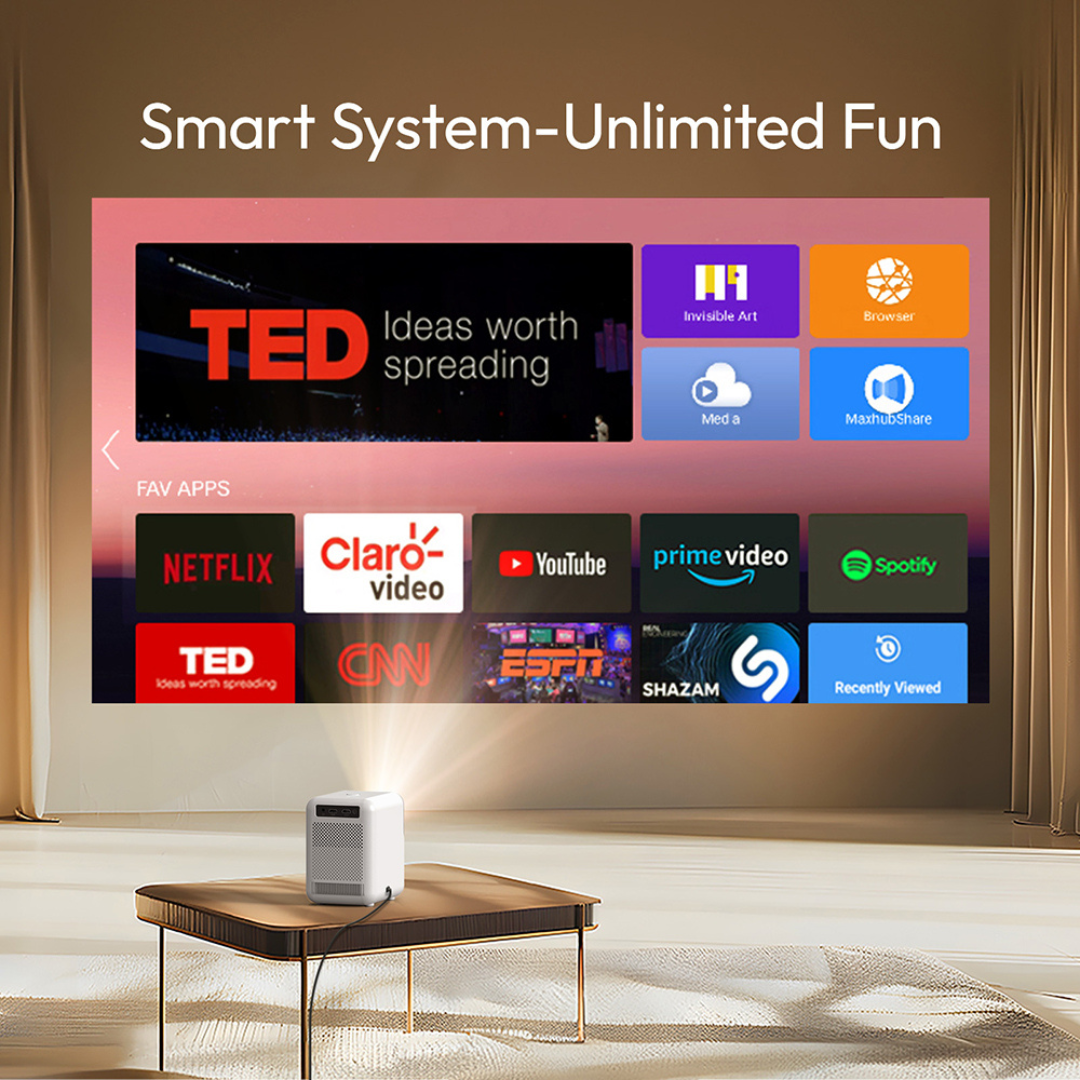 Proflix™ Nova Pro Smart Home Cinema Projector